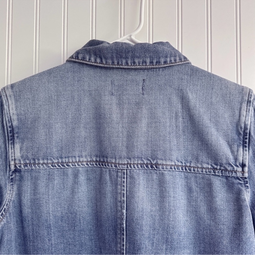 PAIGE Classic Medium Wash Soft Denim Jacket NWT Size S - Picture 9 of 15